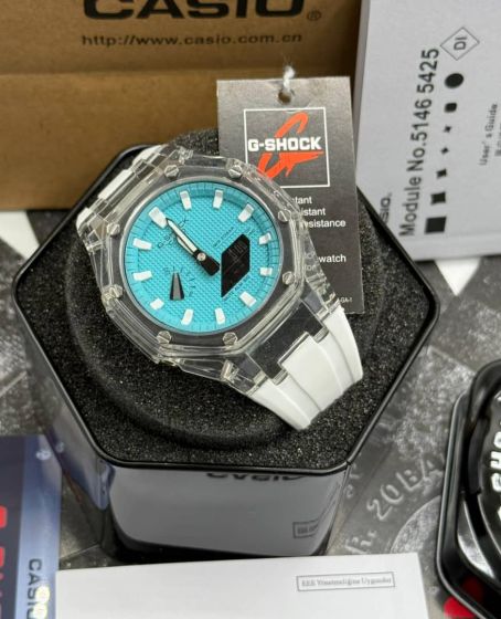G Shock Water Resistance Leather Wrist Watch