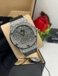 Hublot Rhinestones Leather Strap Wrist Watch