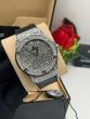Hublot Rhinestones Leather Strap Wrist Watch