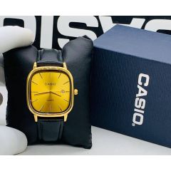Casio Leather Wrist Watch