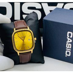 Casio Leather Wrist Watch