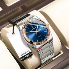 Poedagar Stainless Steel Wrist watch
