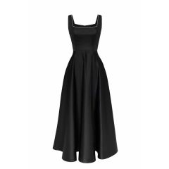 Square Neck Flare Dress