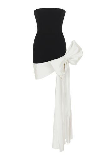 Slide Bow Mini Dress