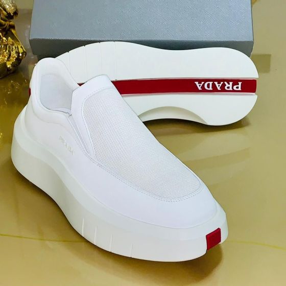 Prada All White Sneakers