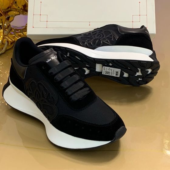 Alexandra McQueen All Black Sneakers