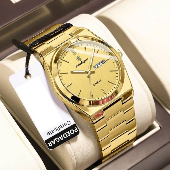 Poedagar Stainless Steel Wrist watch