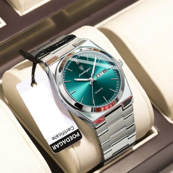 Poedagar Stainless Steel Wrist watch