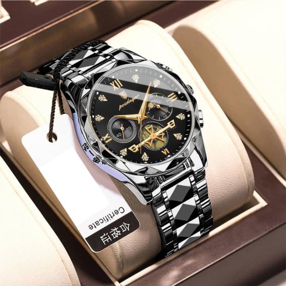 Poedagar Stainless Steel Wrist watch