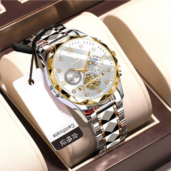 Poedagar Stainless Steel Wrist watch