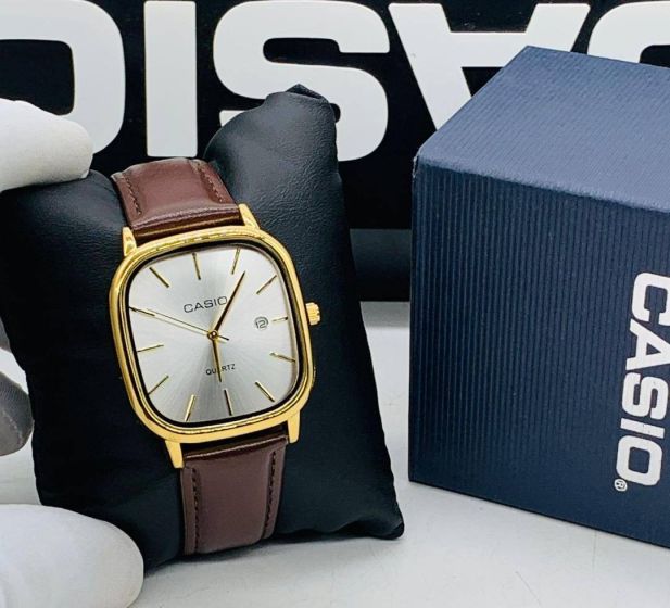 Casio Leather Wrist Watch