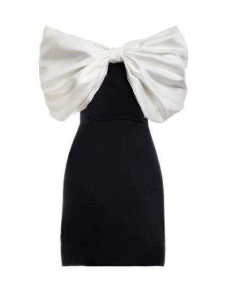 Satin Crepe mini Dress