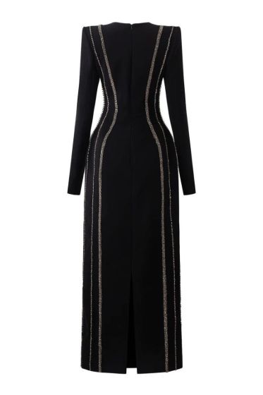 Embellish Long Sleeve Dress