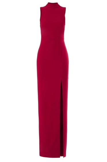 Long Sleeveless Dress With Sleeves